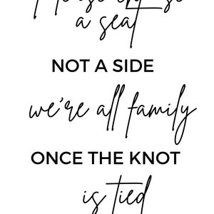 Please Pick A Seat Wedding SVG