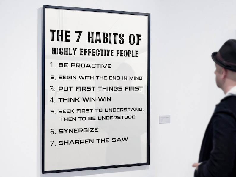 Printable Instant Download Stephen R. Covey Quote, the 7 Habits of ...