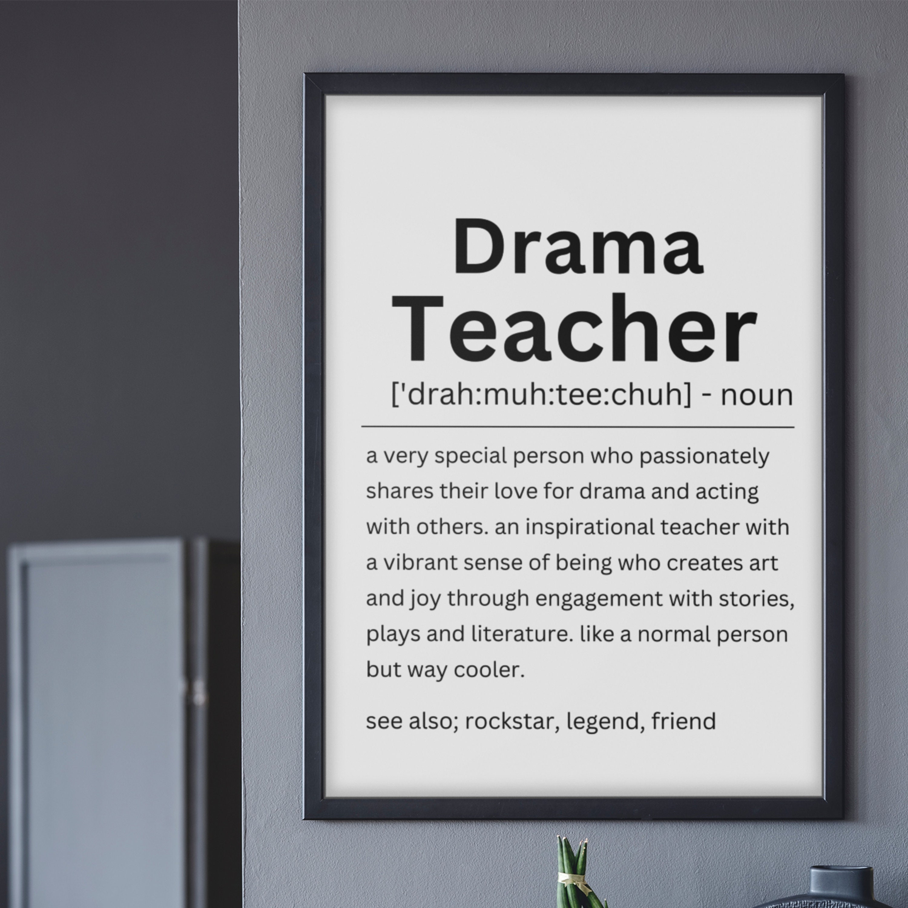 Teaher Rp Drama Teacher Gift, Drama Teacher Definition, Gift for Drama Teacher ...