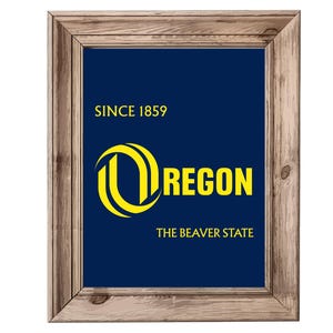 Oregon Art Print Set of 3, The Beaver State Since 1859 Printable Artwork Poster Wall Decor, Housewarming Gift For Traveler or Oregonians