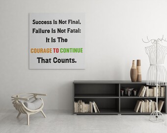 Winston Churchill Business Quote Downloadable Print