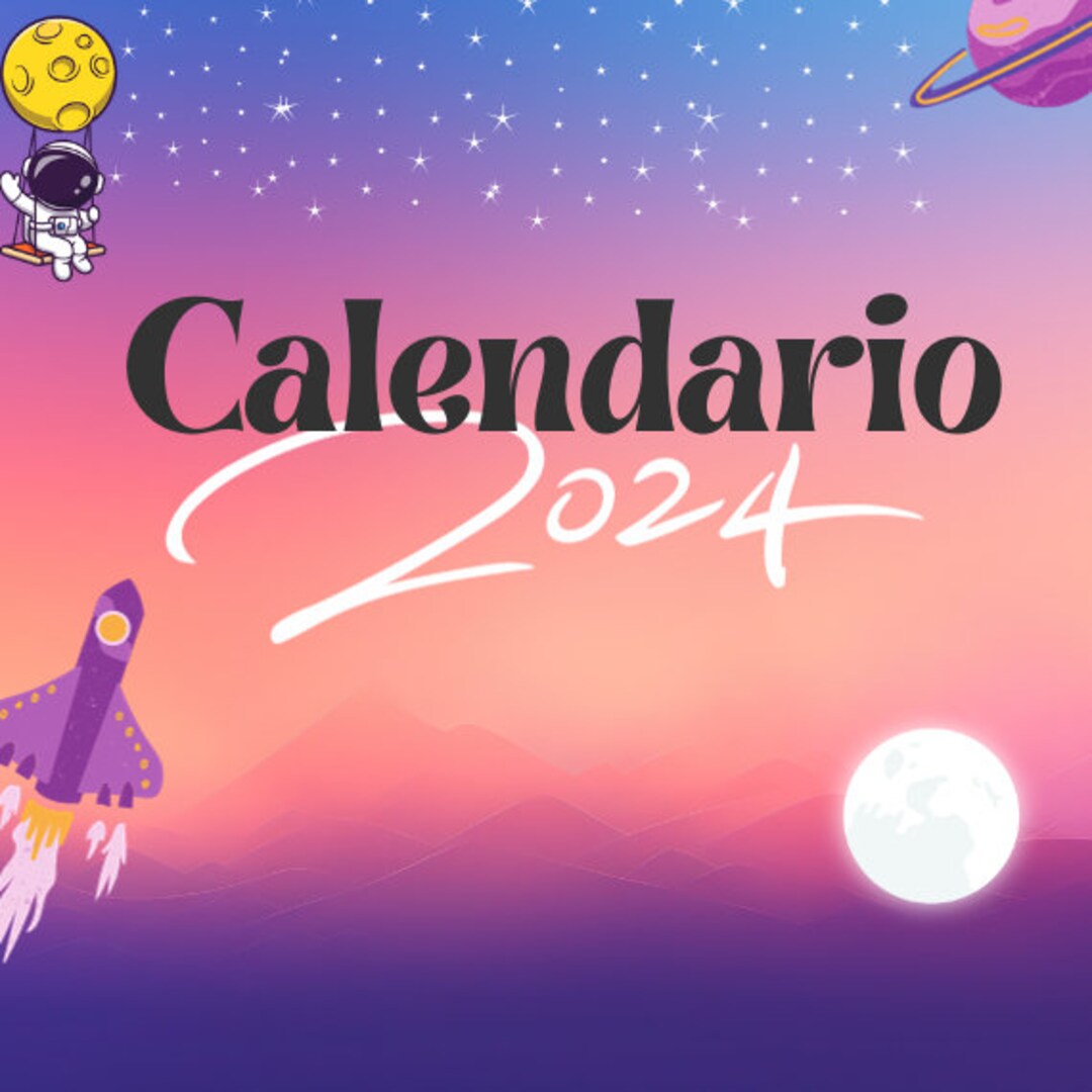 space-calendar-2024-monthly-planner-2024-a4-landscape-printable