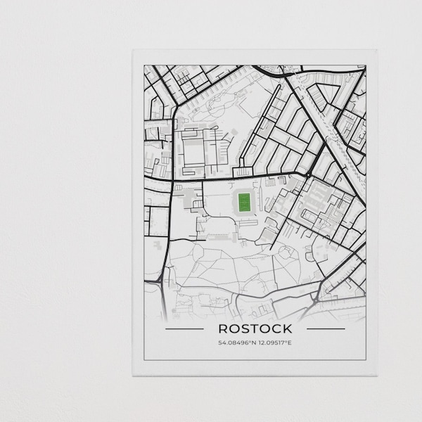 Stadion Map Rostock