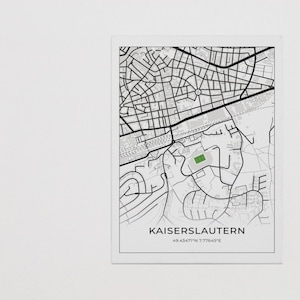 Stadion Map Kaiserslautern