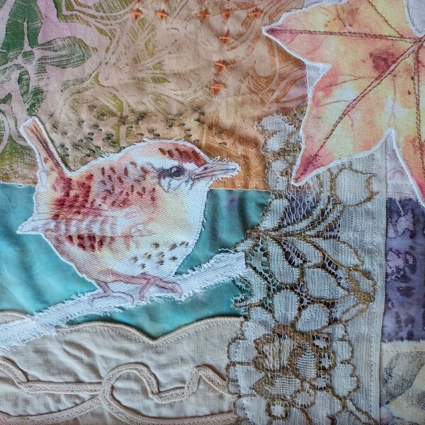 Framed Textile Art Etsy