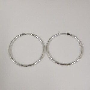 Pandora Moments 40 mm Charm Hoop Earrings