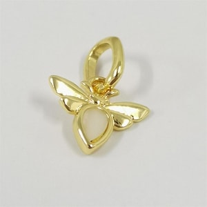 Pandora White Bee Mini Dangle Charm