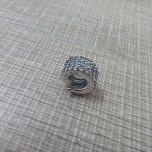 Sparkling Snake Pandora Charm Silver S925 ALE