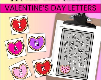 Valentine's Day Preschool Printable, Valentine's Day Printable Activities, Valentine's Day Activities for Preschool, Valentines Printables