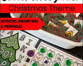 Christmas Preschool Activity | Pre-K Homeschool Kindergarten Readiness | Preschool Christmas Printable Activities | ABC Printables |