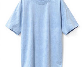 Oversized Light Blue T-Shirt for Women | Carolina Drop Shoulder Tee | Comfy Baggy Shirt