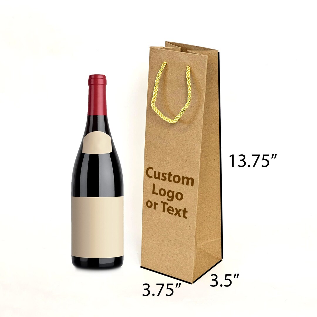 Personalized Wine Gift Bags Custom Wine Gift Bags Wine Etsy Canada