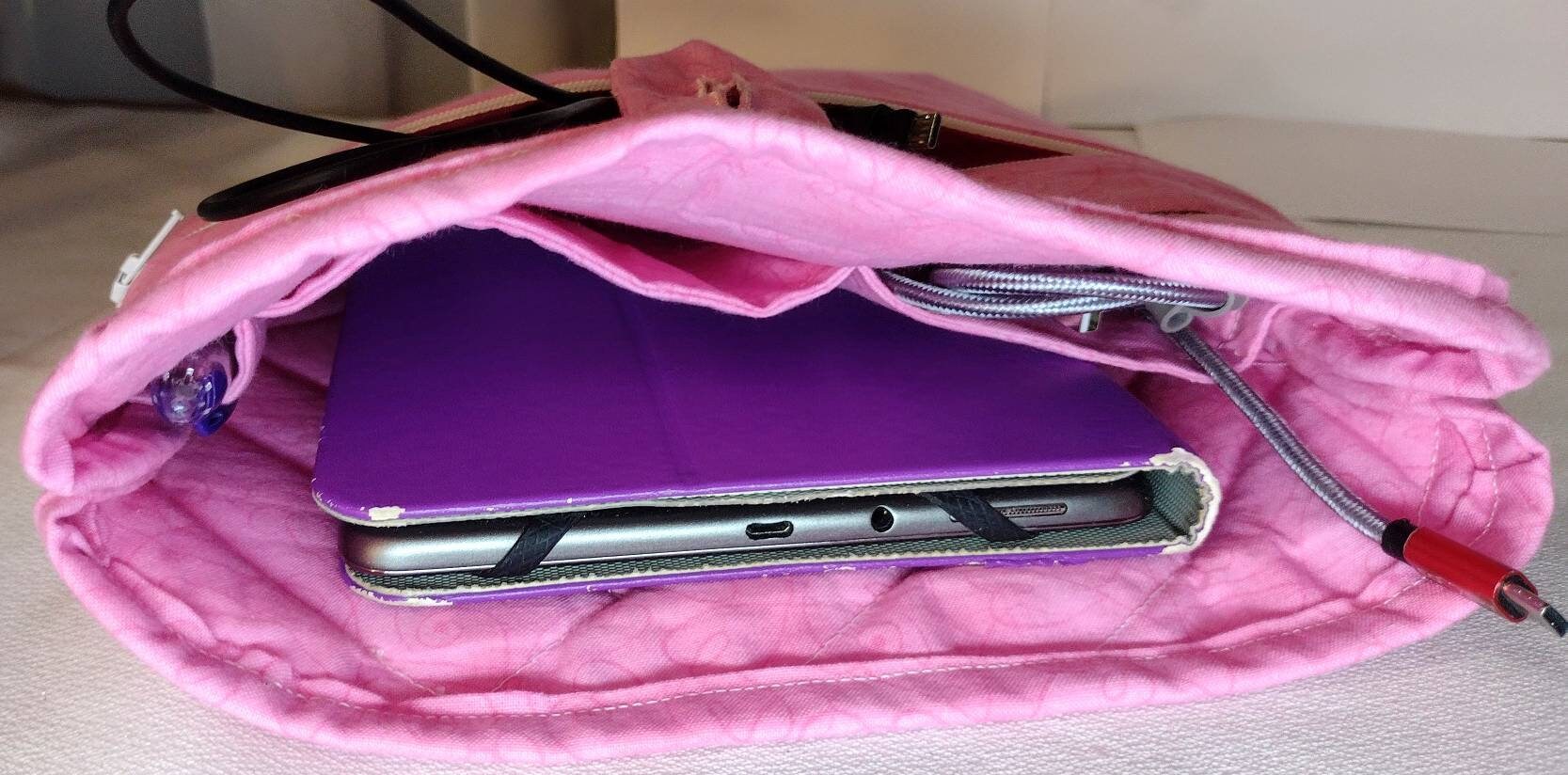 Pink Electronic Device Travel Case Cellphone Travel Bag USB Etsy