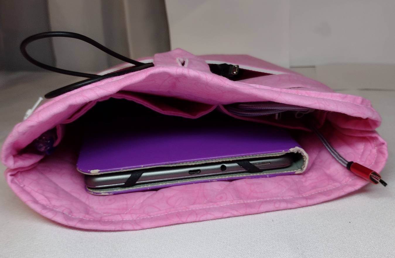 Pink Electronic Device Travel Case Cellphone Travel Bag USB Etsy