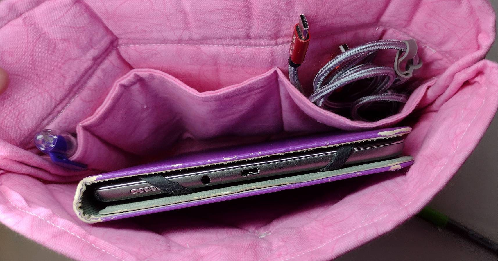 Pink Electronic Device Travel Case Cellphone Travel Bag USB Etsy