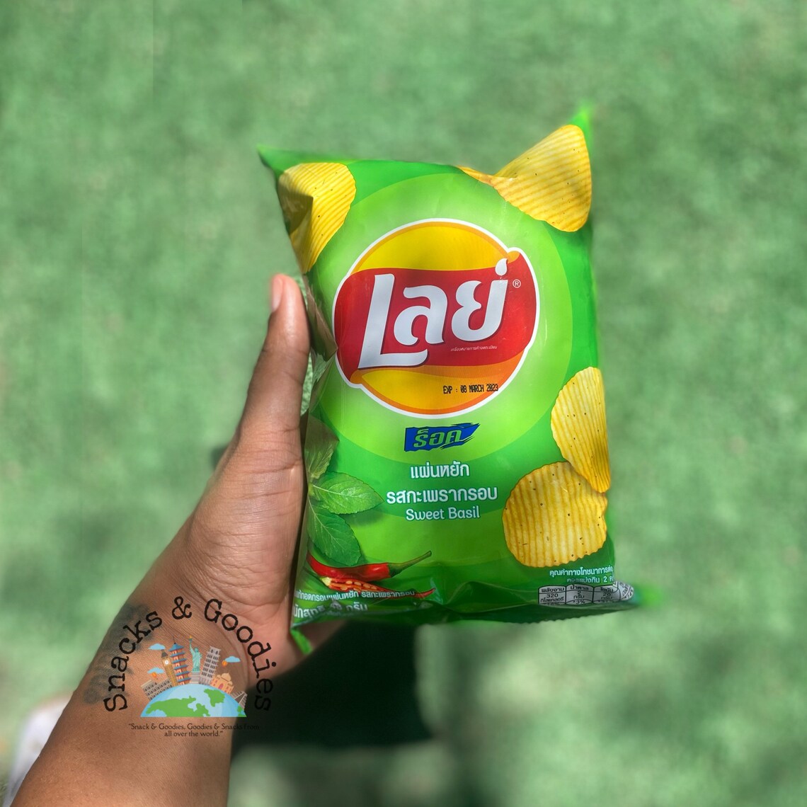 Lays Sweet Basil Potato Chips Etsy