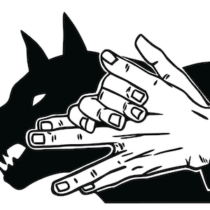 Demon Dog Decal