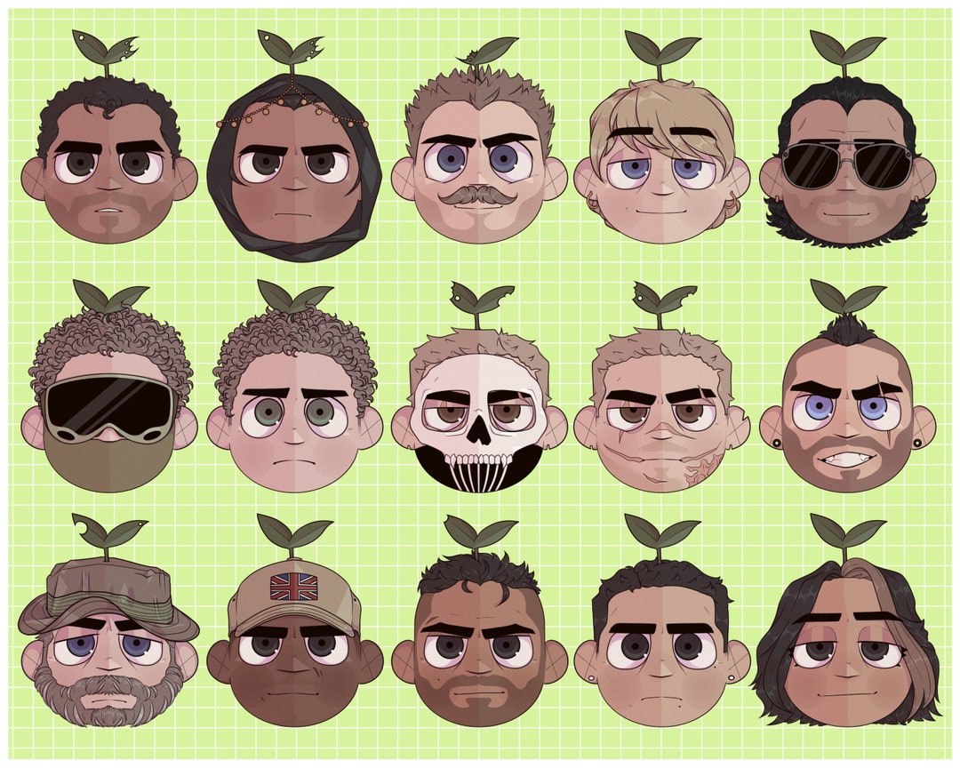 Call of Duty Acrylic Keychains: Sprout Series - Etsy UK