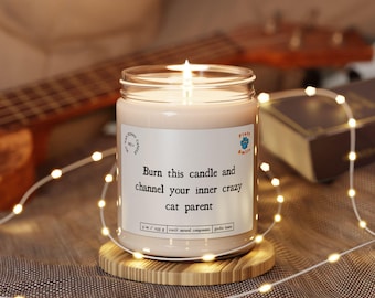Cat Person Scented Soy Candle, Funny Animal Lover Gift