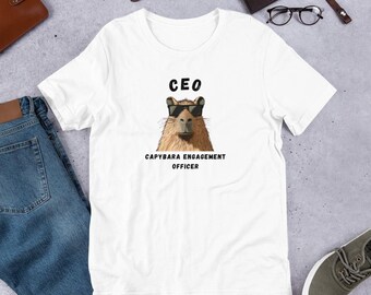 CEO Capybara T-Shirt, Funny Sarcastic Tee