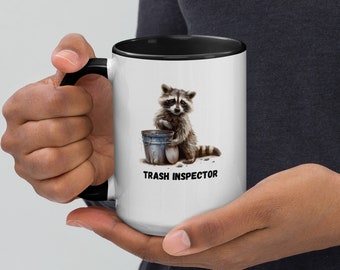 Sarcastic Raccoon Ceramic Mug, Funny Novelty Coffee Cup