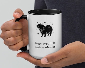 Divertente tazza in ceramica per il relax di Capybara, regalo per gli amanti di Capybara