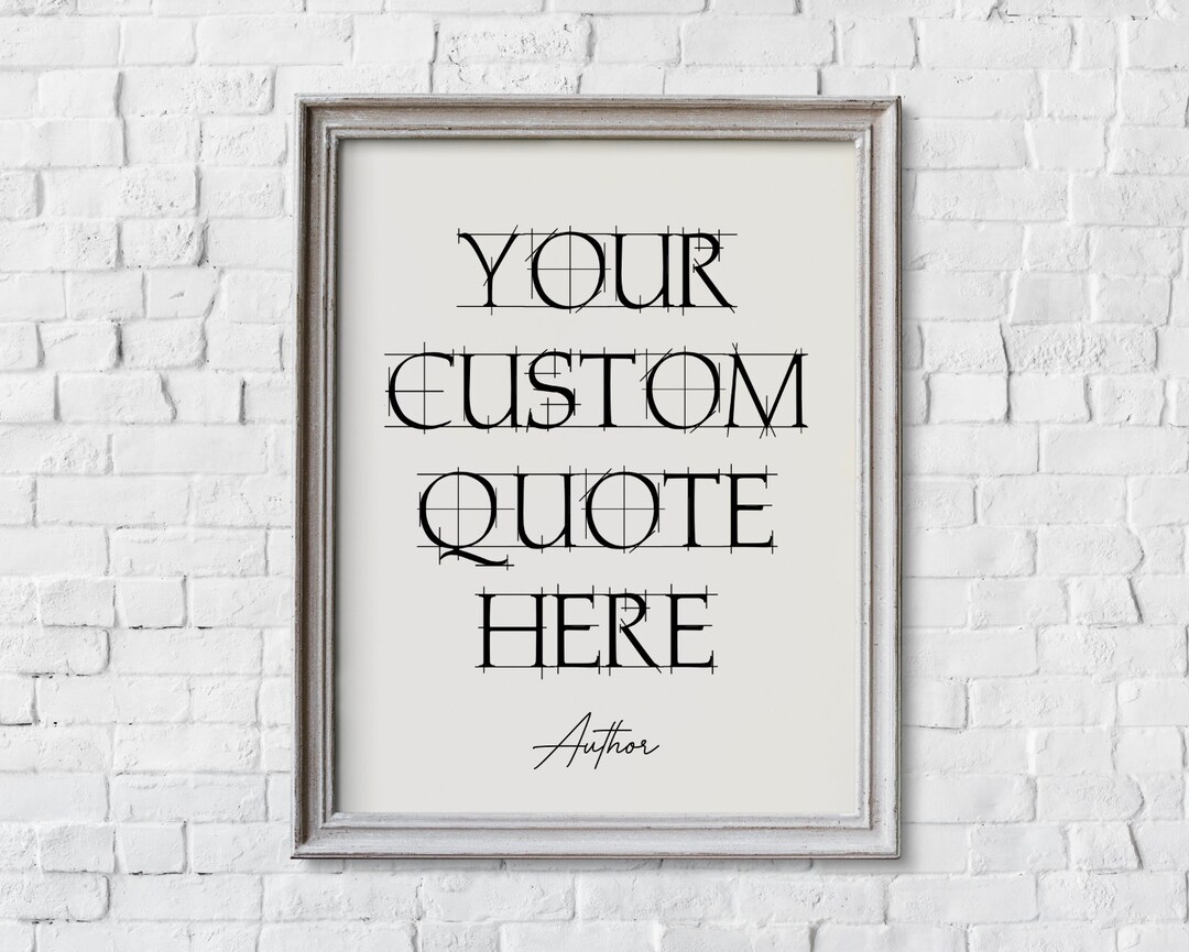 Quote Wall Art, Inspirational Quote Wall Art, Book Quote Wall Art