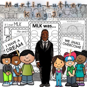 Martin Luther King Activities and Worksheets