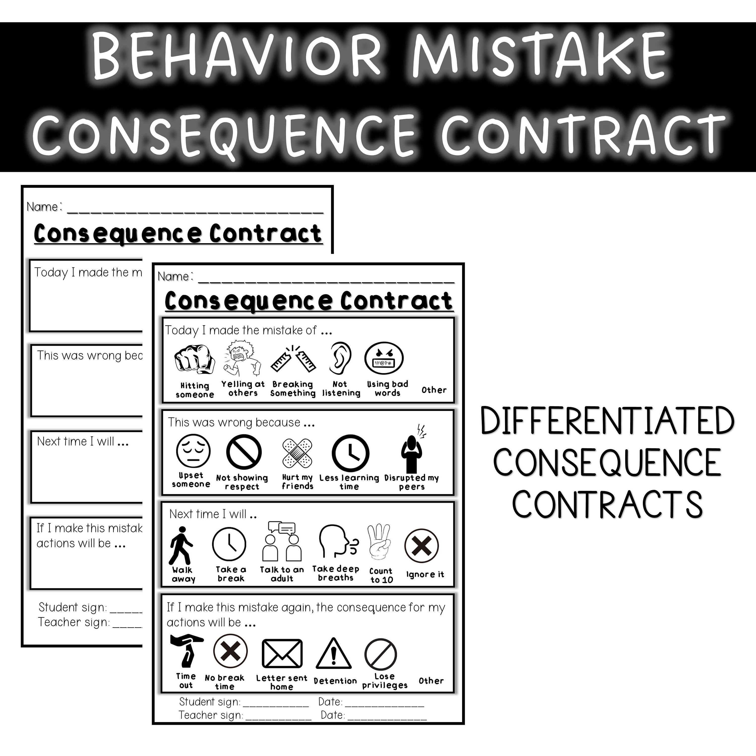 Gedragsreflectie Antwoordblad / Gevolgenblad, Verontschuldigingsblad en  Reflectie - Etsy België, image size:3000x3000