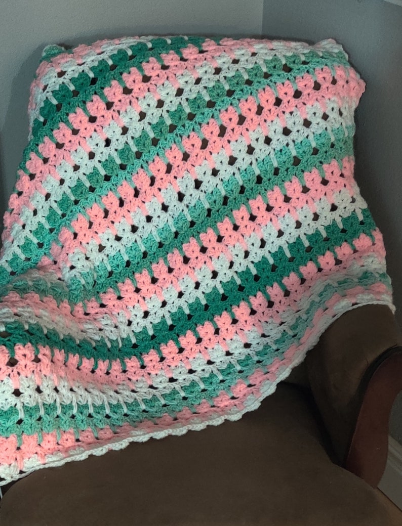 Crochet Kitty Blanket Etsy
