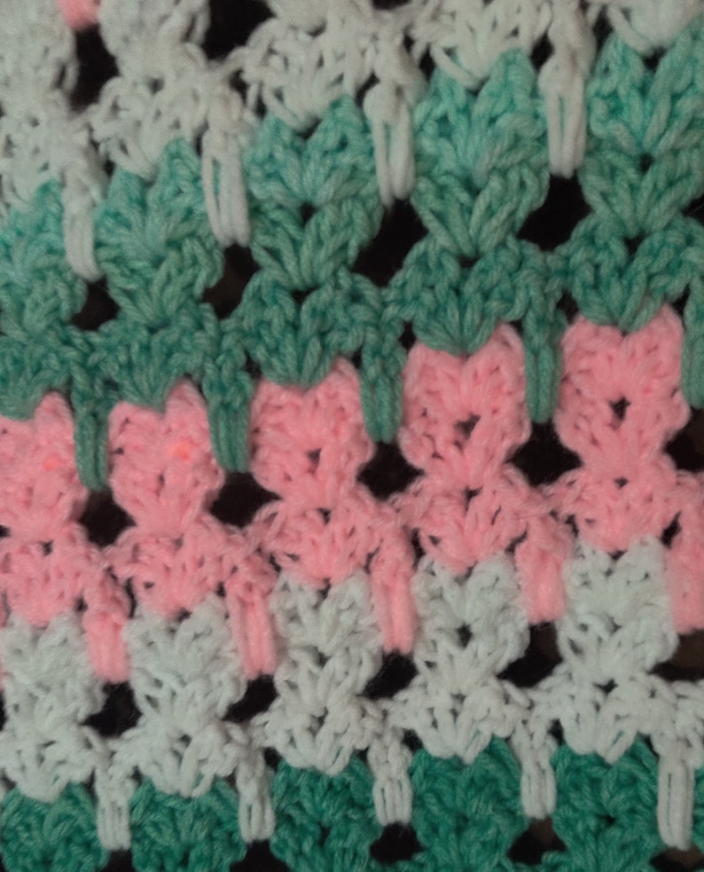 Crochet Kitty Blanket Etsy