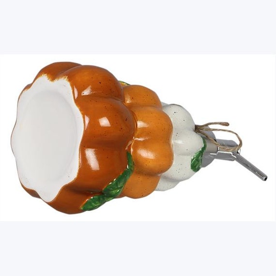 Stacked Pumpkin Ceramic Soap/Lotion Dispenser, 8