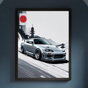 Nissan Silvia S15 JDM Car Print: Drift Car Poster (Digital Download)
