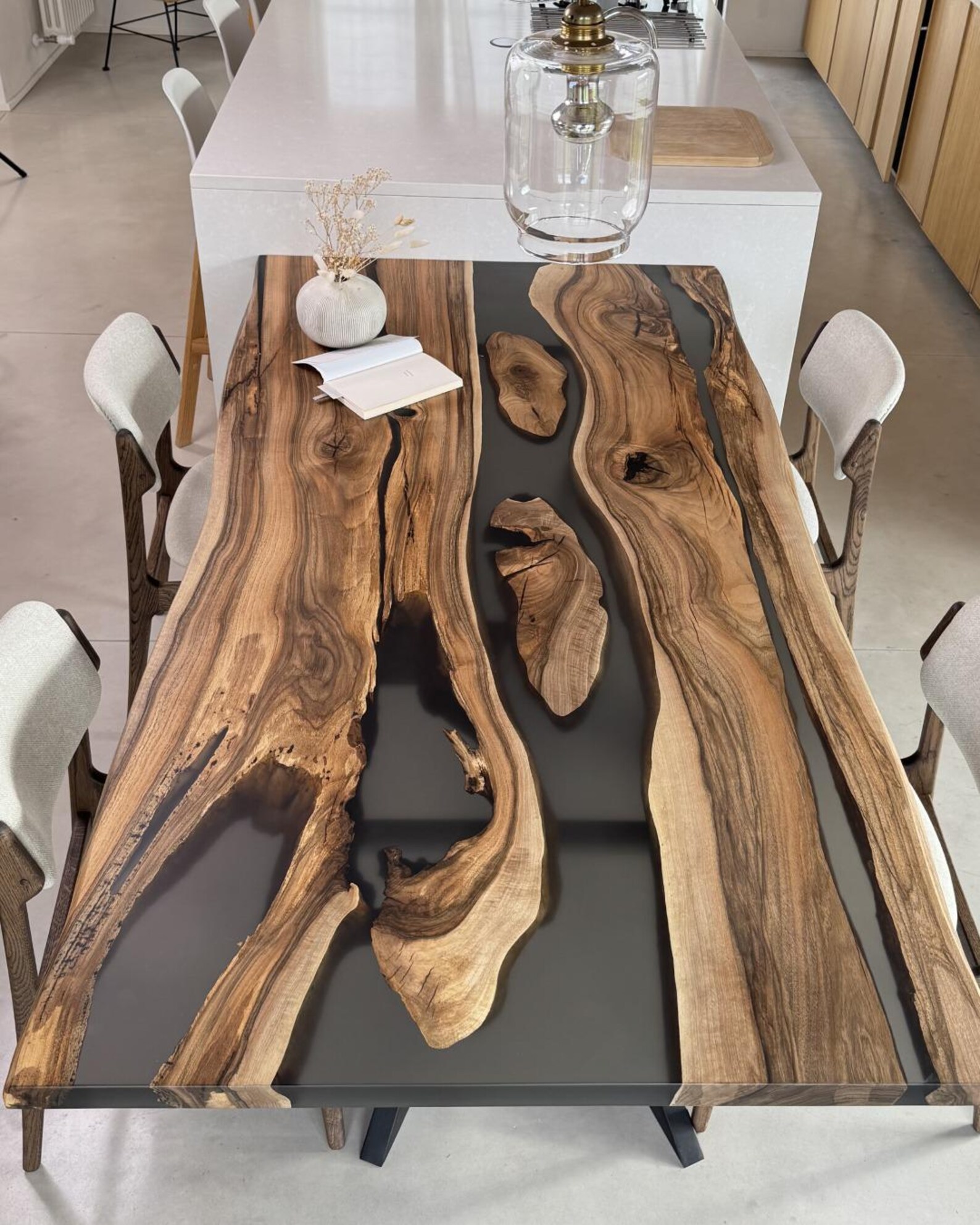 Custom Epoxy Dining Room Table | Epoxy Table | Special Dining Table ...