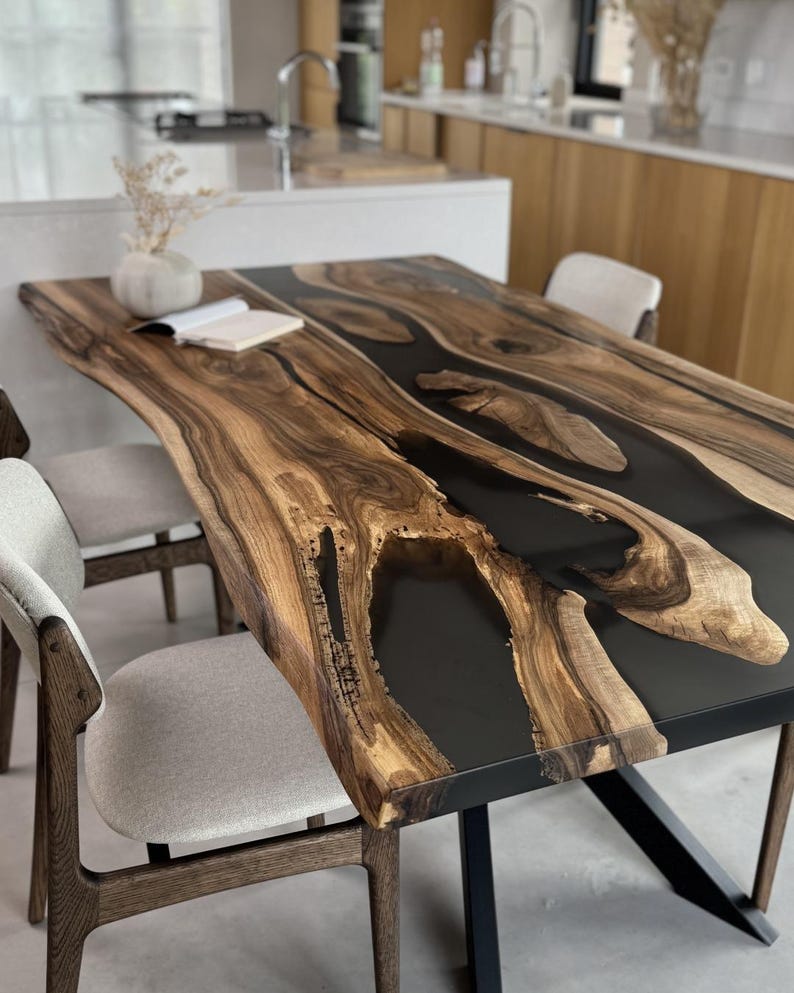 Custom Epoxy Dining Room Table | Epoxy Table | Special Dining Table ...
