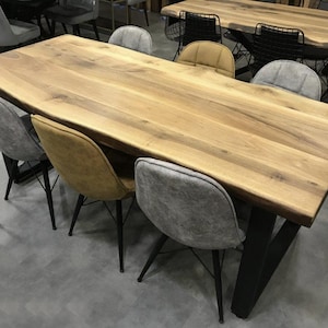 Walnut Dining Table, Wooden Dining Table, Custom Dining Table, Solid Wood Table, Rustic Dining Table, Dining Room Table, Farmhouse Table