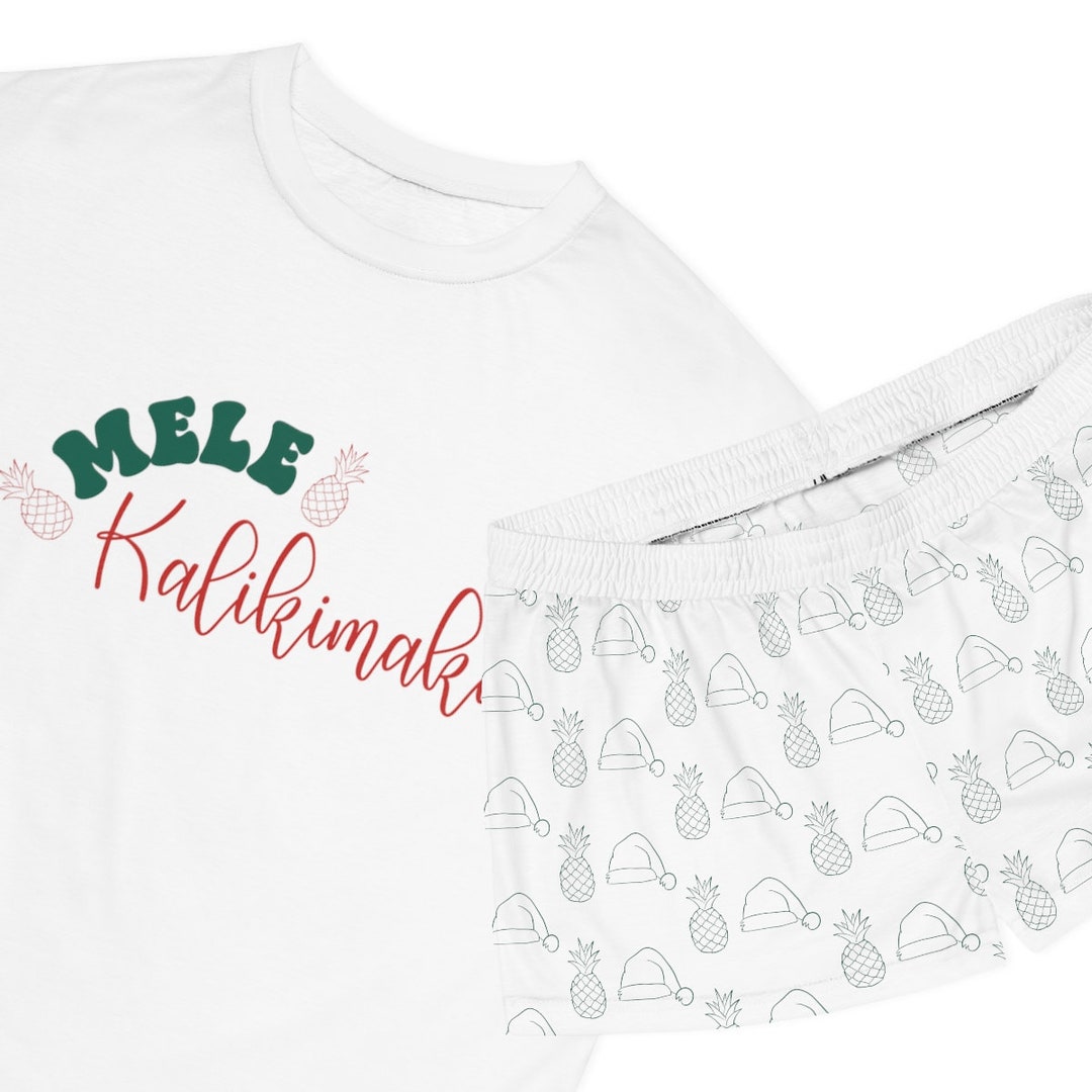 Hawaii Christmas Pajamas Hawaiian Christmas Mele Kalikimaka Christmas