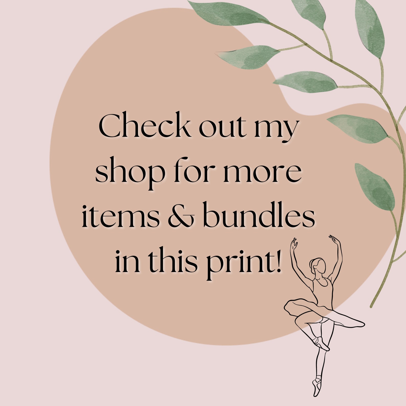 Pink Ballerina Room Wall Decor Dance Nursery Wall Decor Ballet Lover