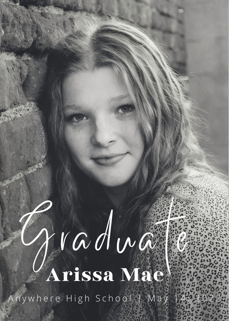 Graduation Invitation Graduation Announcement Graduation Etsy