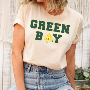 Green Bay Cheese Tee Shirt, Green Bay Shirt, Green Bay Vacation Gift Shirt, Greenbay Travel Shirt, Green Bay Cheese Character T-Shirt