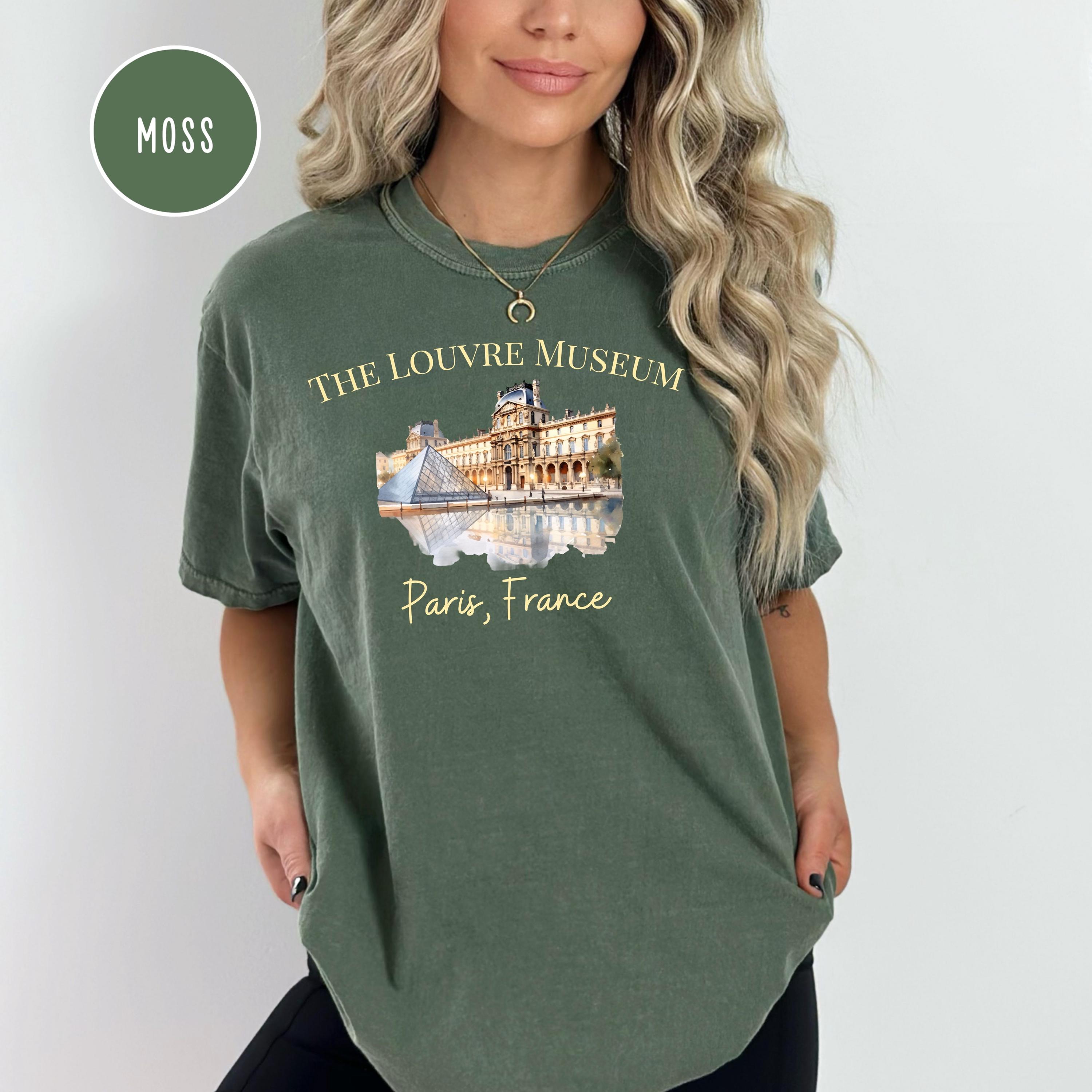 The Louvre Museum Comfort Colors® T-shirt, the Louvre Paris France