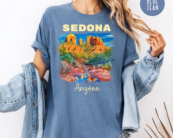 Sedona Red Rock State Park Arizona Comfort Colors® T-Shirt, Sedona Vacation Gift Shirt, Arizona Travel Shirt, Sedona Gift Shirt, Sedona Tee