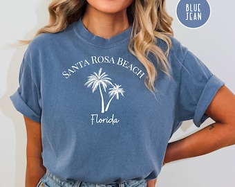 Santa Rosa Beach 30A Florida Comfort Colors® T-Shirt, 30A Florida Vacation Gift Shirt, Santa Rosa Beach Tee, Florida Shirt, Santa Rosa Gift