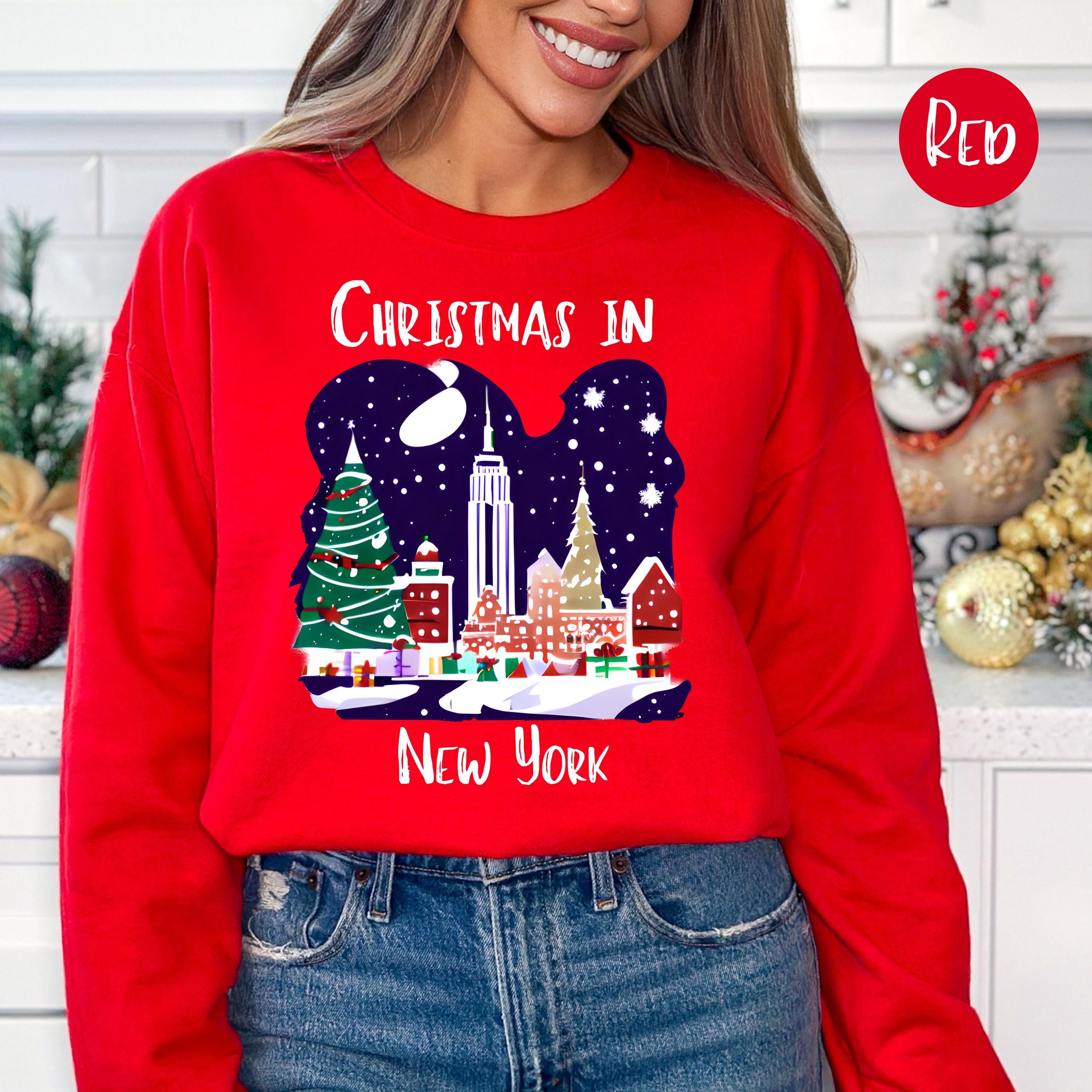 Pull de noel femme new yorker hotsell