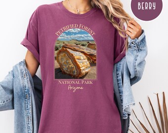 Petrified Forest National Park Arizona Comfort Colors® Tee Shirt, Arizona Travel Shirt, Arizona Parks, Petrified Forest, National Park Shirt