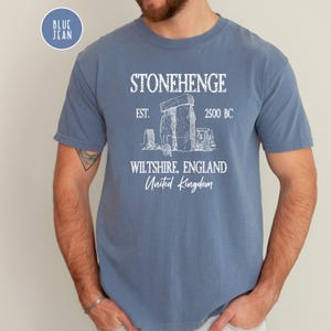 Stonehenge England Grunge Comfort Colors® Gift T-Shirt, Stonehenge Grunge Shirt, London Vacation Gift, Stonehenge Souvenir, Stonehenge Gift