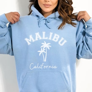 Malibu Sweatshirt, Malibu Sweater, Malibu Beach Sweater, Malibu Beach Hoodie, Malibu Beach Gift, Malibu California Hoodie, Malibu Gift Shirt