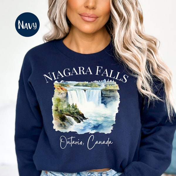 Sweat-shirt Niagara Falls Ontario Canada, cadeau pull Niagara Falls Canada, vacances Niagara Falls, sweat-shirt de randonnée Niagara, chemise Niagara