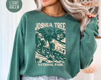 Joshua Tree National Park Comfort Colors® Sweatshirt, Joshua Tree Hiking Shirt, Joshua Tree Park Sweater Gift, California National Park Gift