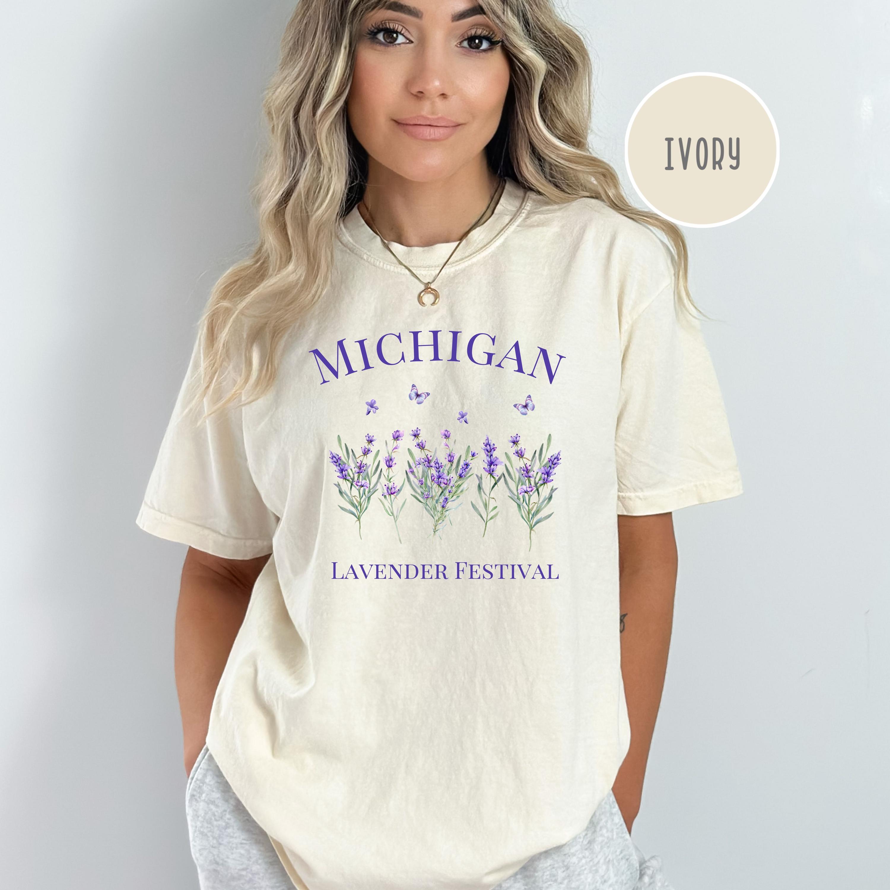 Michigan Lavender Festival Comfort Colors® T-shirt, Annual